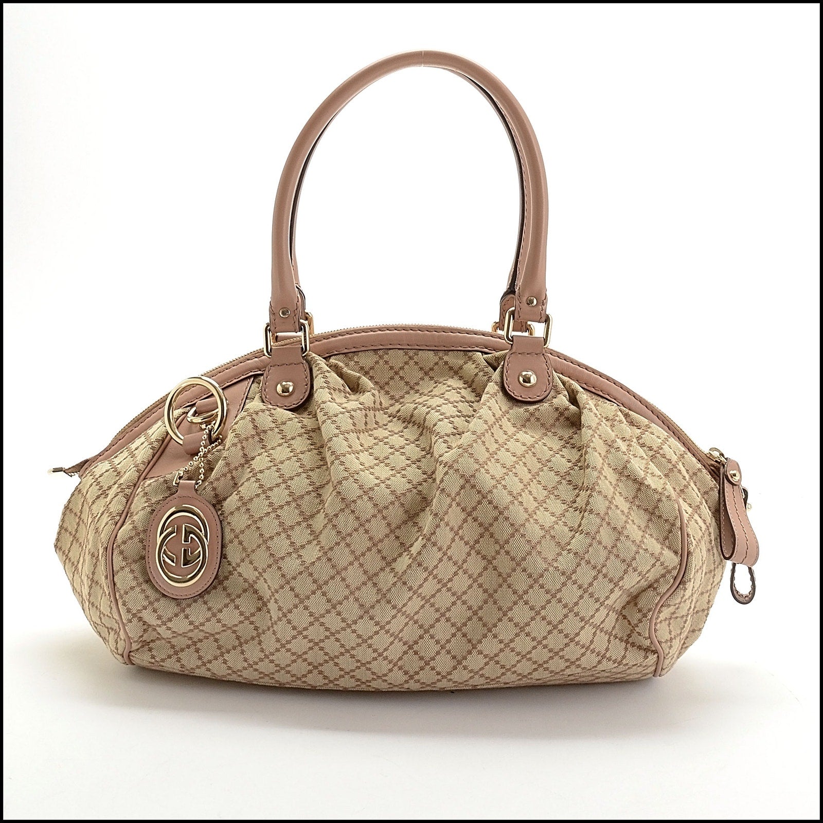 Gucci Diamante shops Sukey Canvas Satchel