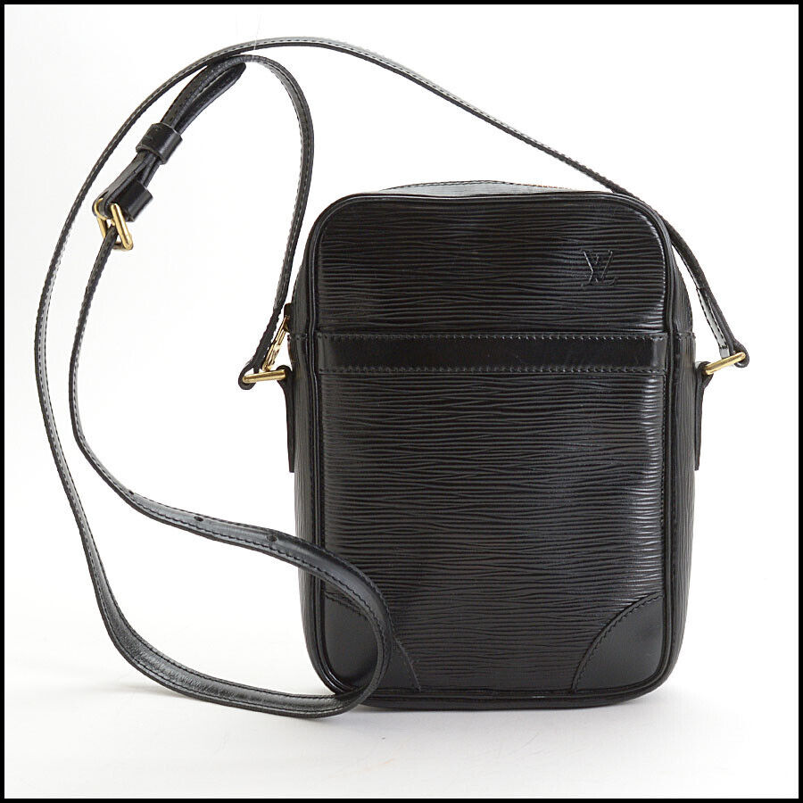 Louis Vuitton Danube Crossbody Bag in Black Epi Leather