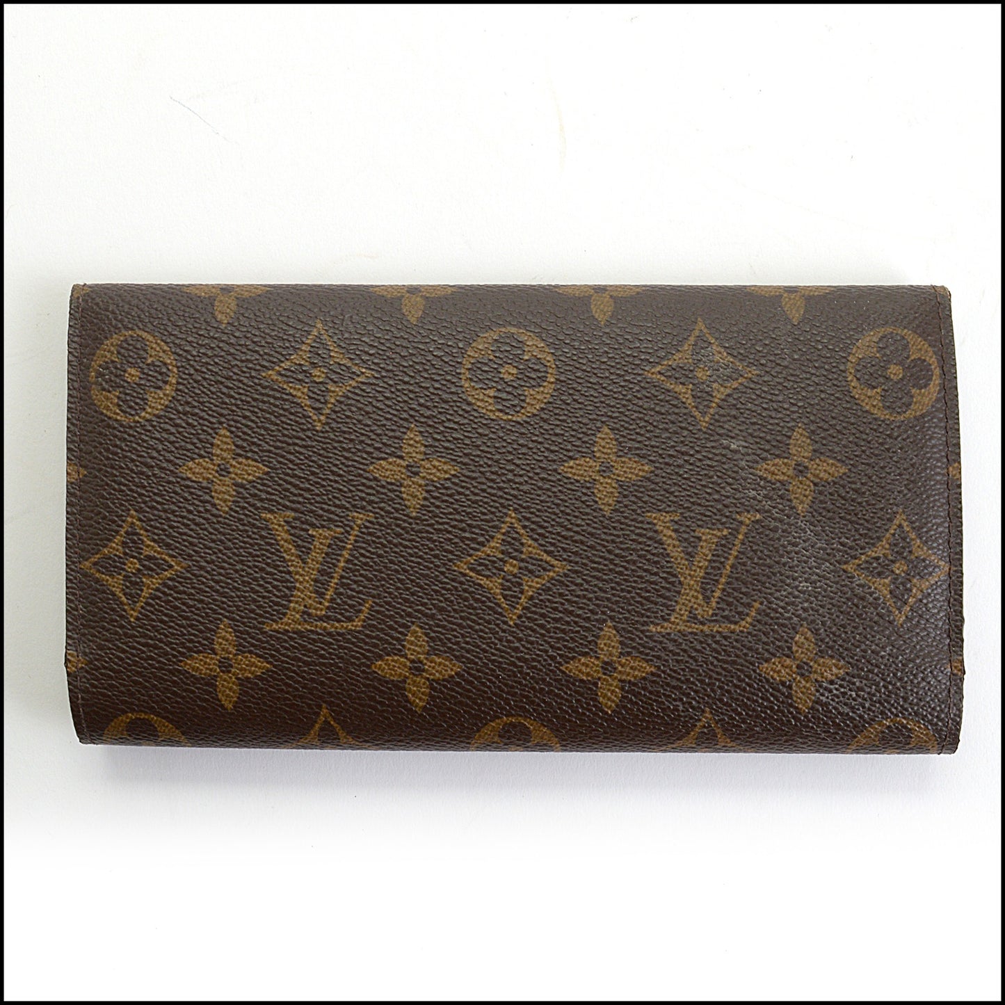 RDC14326 Authentic LOUIS VUITTON Vintage '11 Brown Monogram Canvas Emilie Wallet