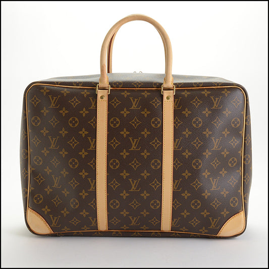 RDC14203 Authentic LOUIS VUITTON '06 Brown Monogram Sirius 45 Weekend Travel Bag