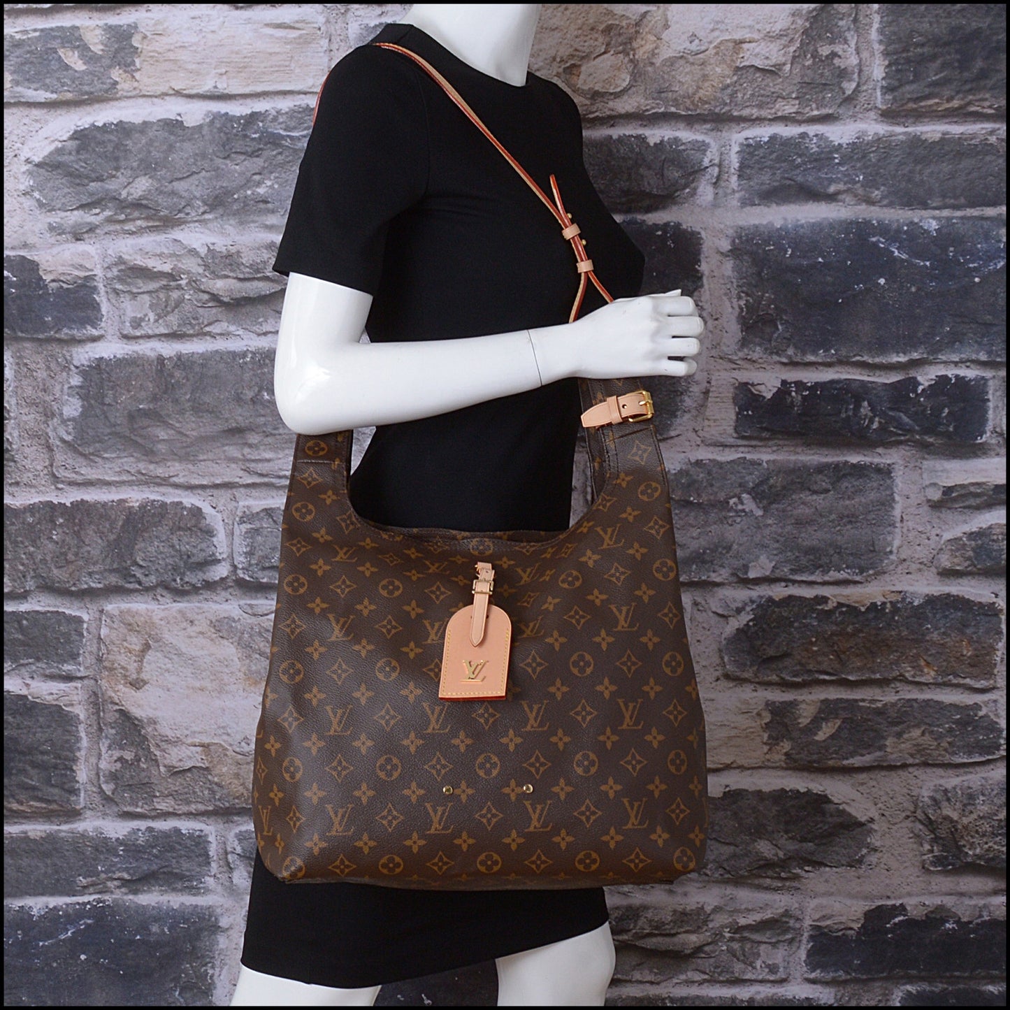 RDC14219 Authentic LOUIS VUITTON LV Monogram Atlantis GM Bag