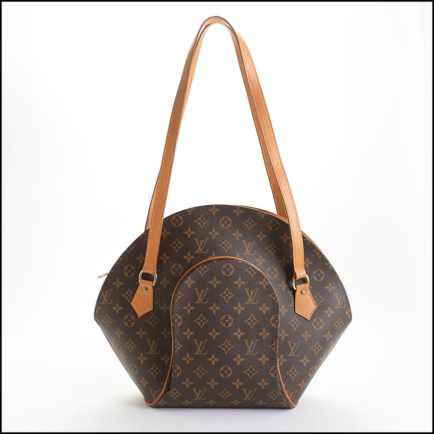 RDC14216 Authentic LOUIS VUITTON Vintage '98 LV Monogram Canvas Ellipse GM Bag