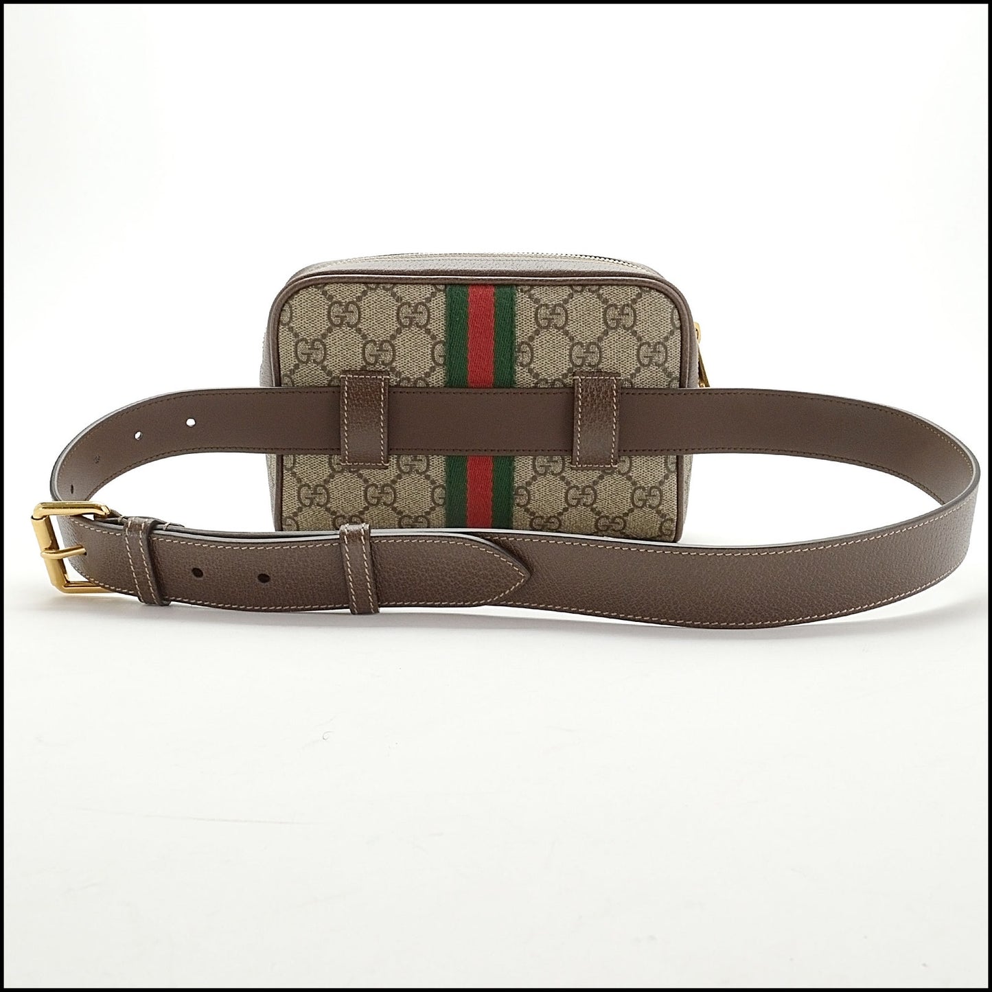 RDC13997 Authentic GUCCI GG Supreme Canvas Small Ophidia Belt Bag