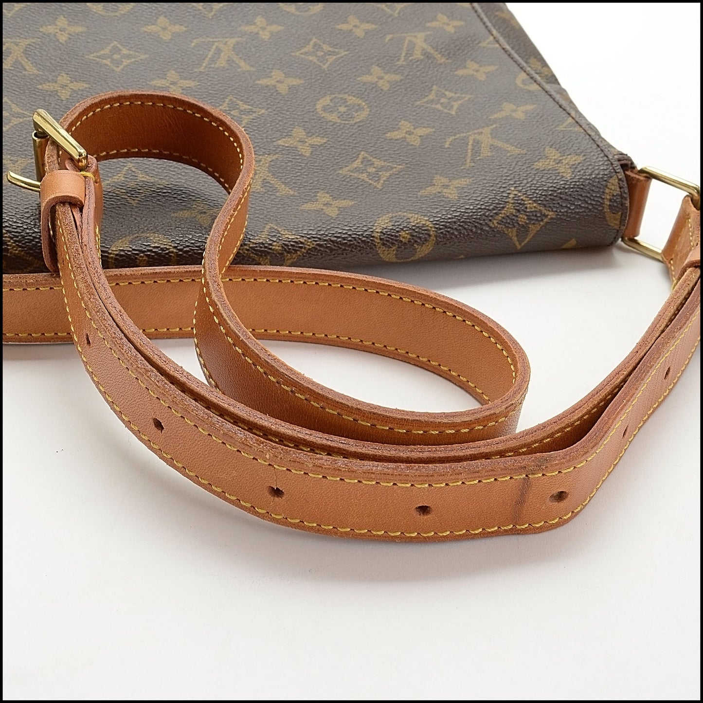 RDC14005 Authentic LOUIS VUITTON Vintage 2000 Musette Salsa GM Crossbody