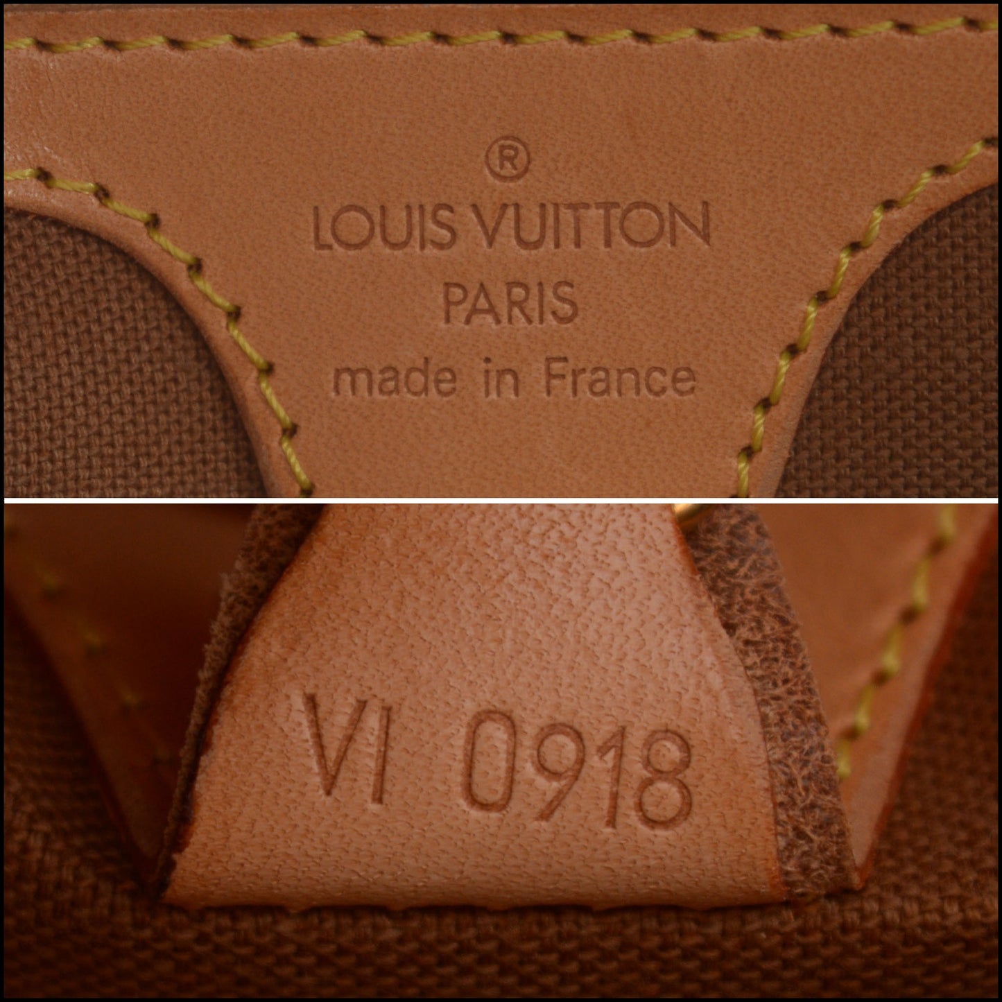 RDC14216 Authentic LOUIS VUITTON Vintage '98 LV Monogram Canvas Ellipse GM Bag