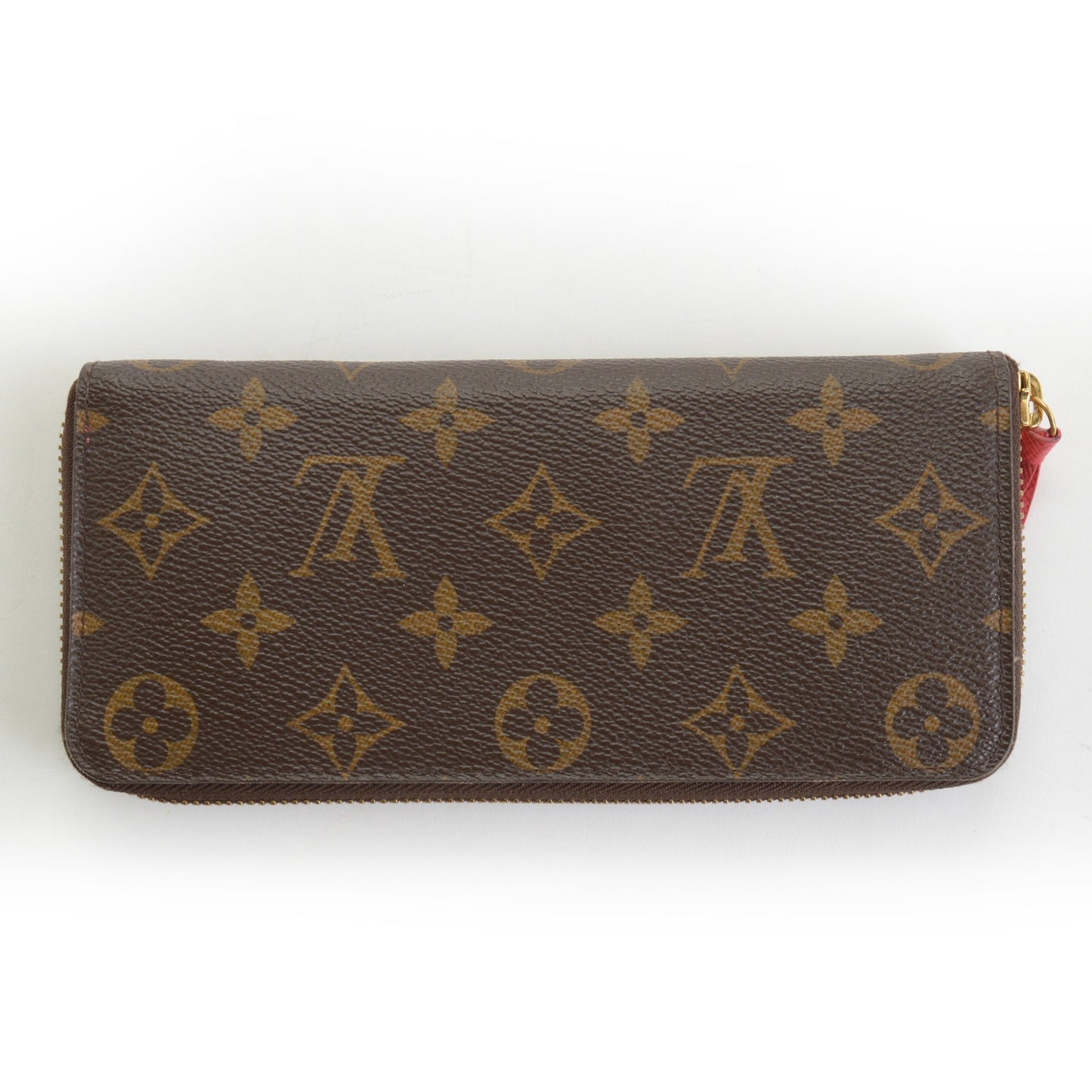 RDC14377 Authentic LOUIS VUITTON 2015 Monogram Canvas Clemence Wallet