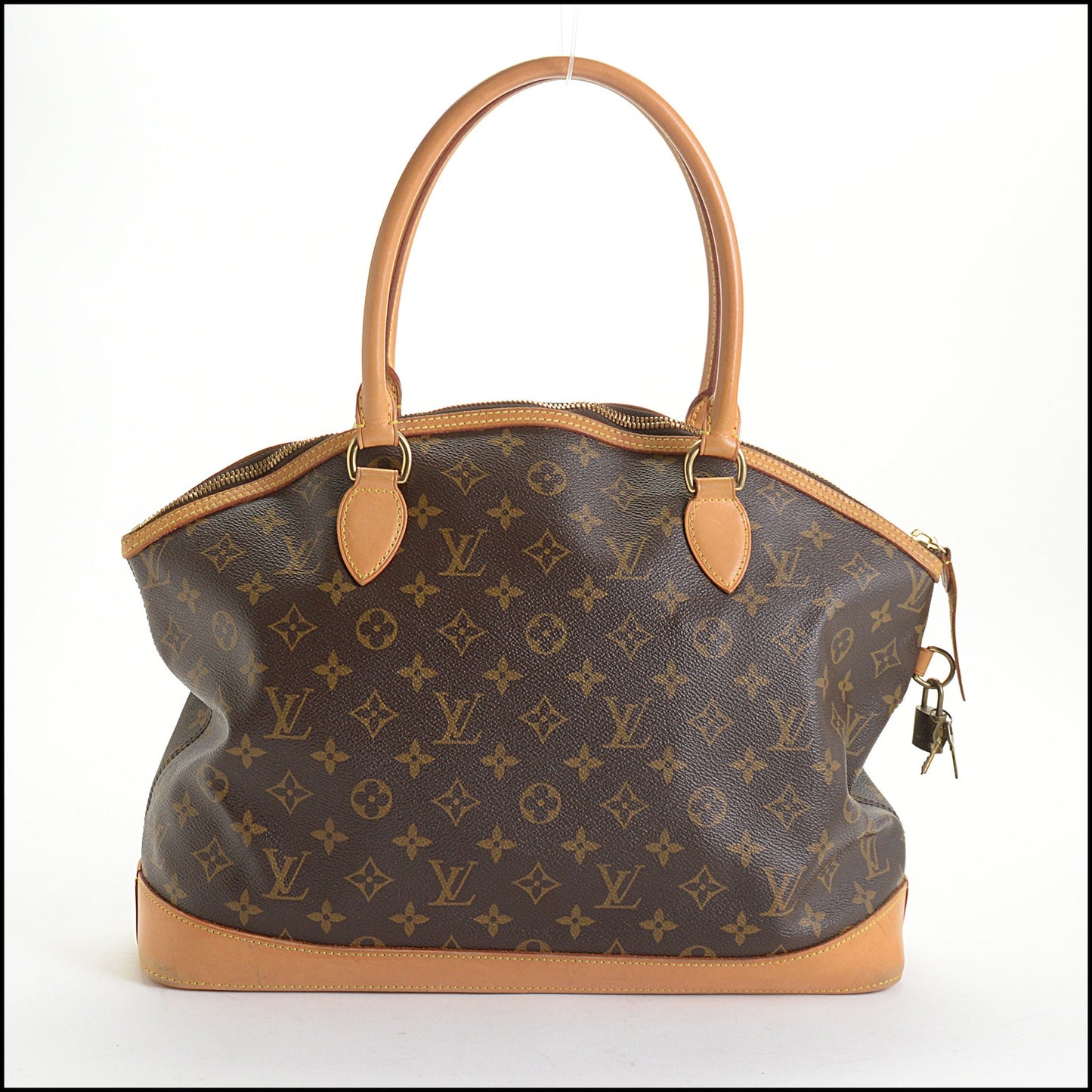 RDC14403 Authentic LOUIS VUITTON Vintage '06 LV Monogram Canvas Lockit Handbag