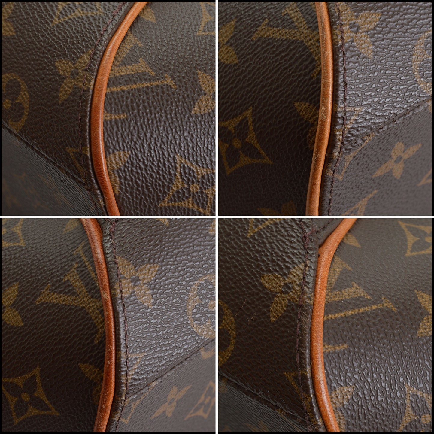 RDC14216 Authentic LOUIS VUITTON Vintage '98 LV Monogram Canvas Ellipse GM Bag