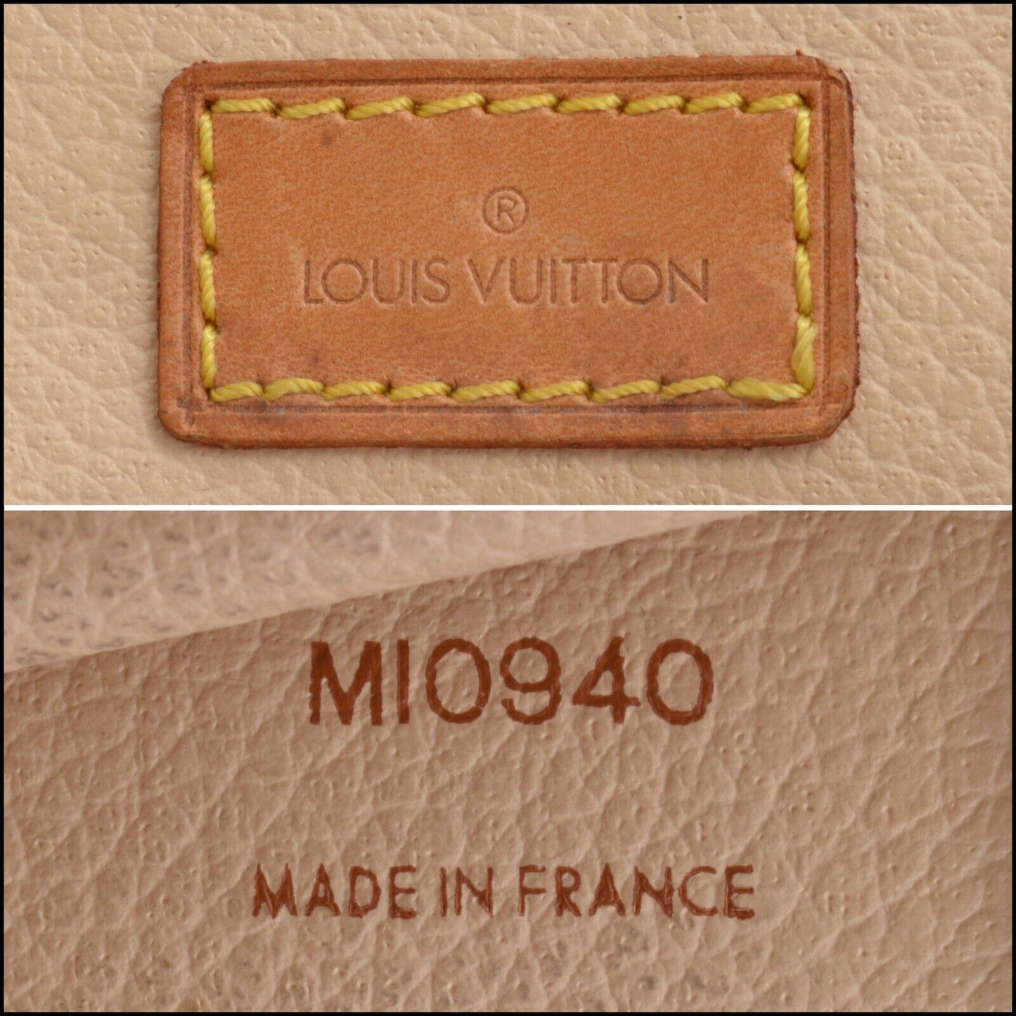 RDC13645 Authentic LOUIS VUITTON Brown Monogram Sac Plat GM Tote Bag